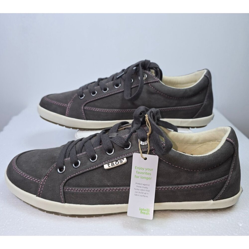 Taos Moc Star 2 Graphite Distressed Traveling Sneaker MS2-134828, NEW, US 10 - Picture 3 of 9